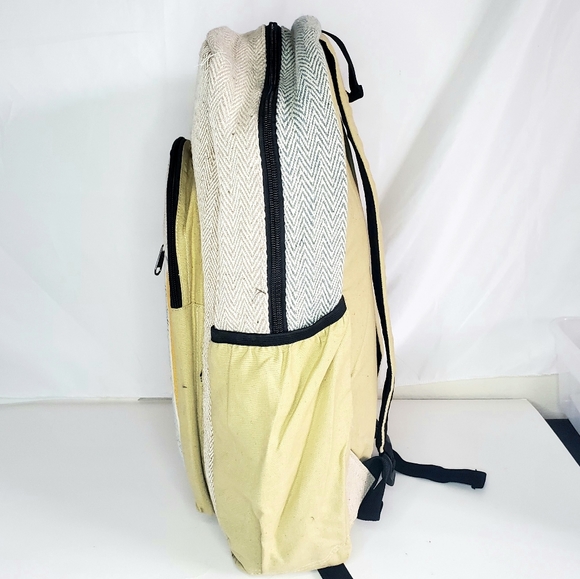 MOVING SALE FINAL PRICE NWOT Handmade Boho Hemp Backpack - Picture 4 of 6